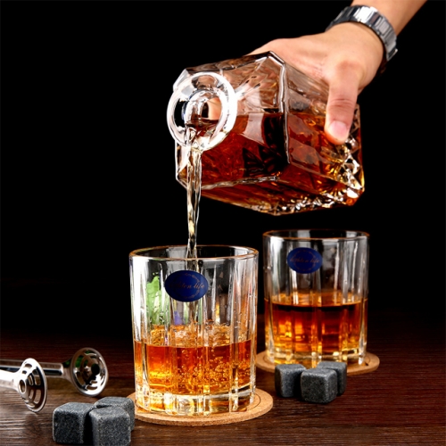 Tilting Whiskey Scotch Glasses, Set of 4 in Gift Box – MyGift